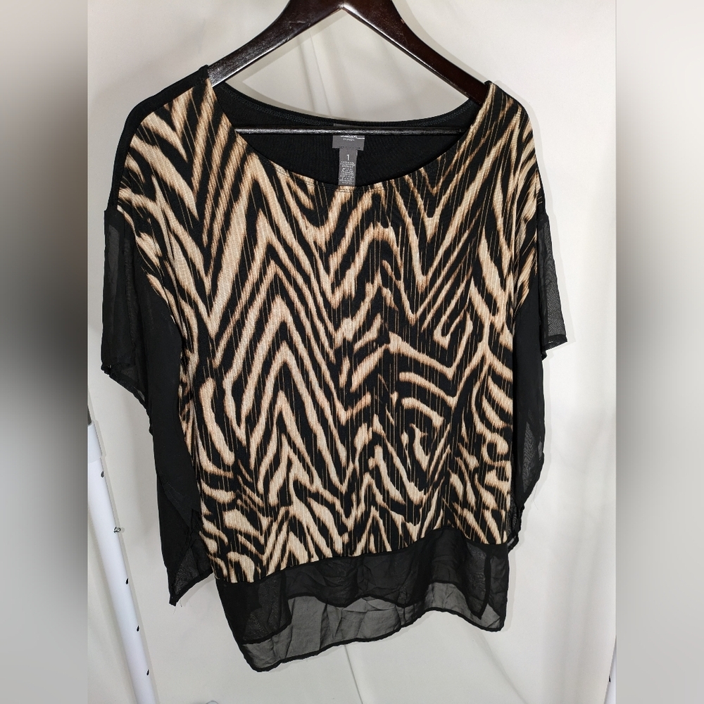 Chico's Animal Print Blouse